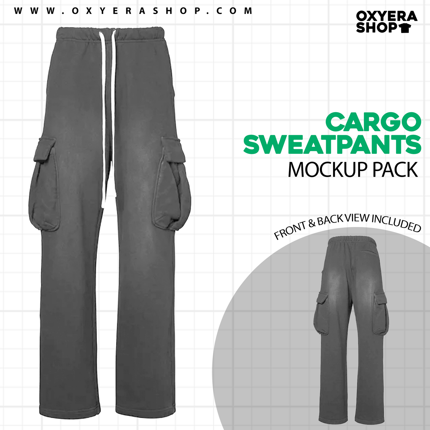 CARGO SWEATPANTS MOCKUP PACK