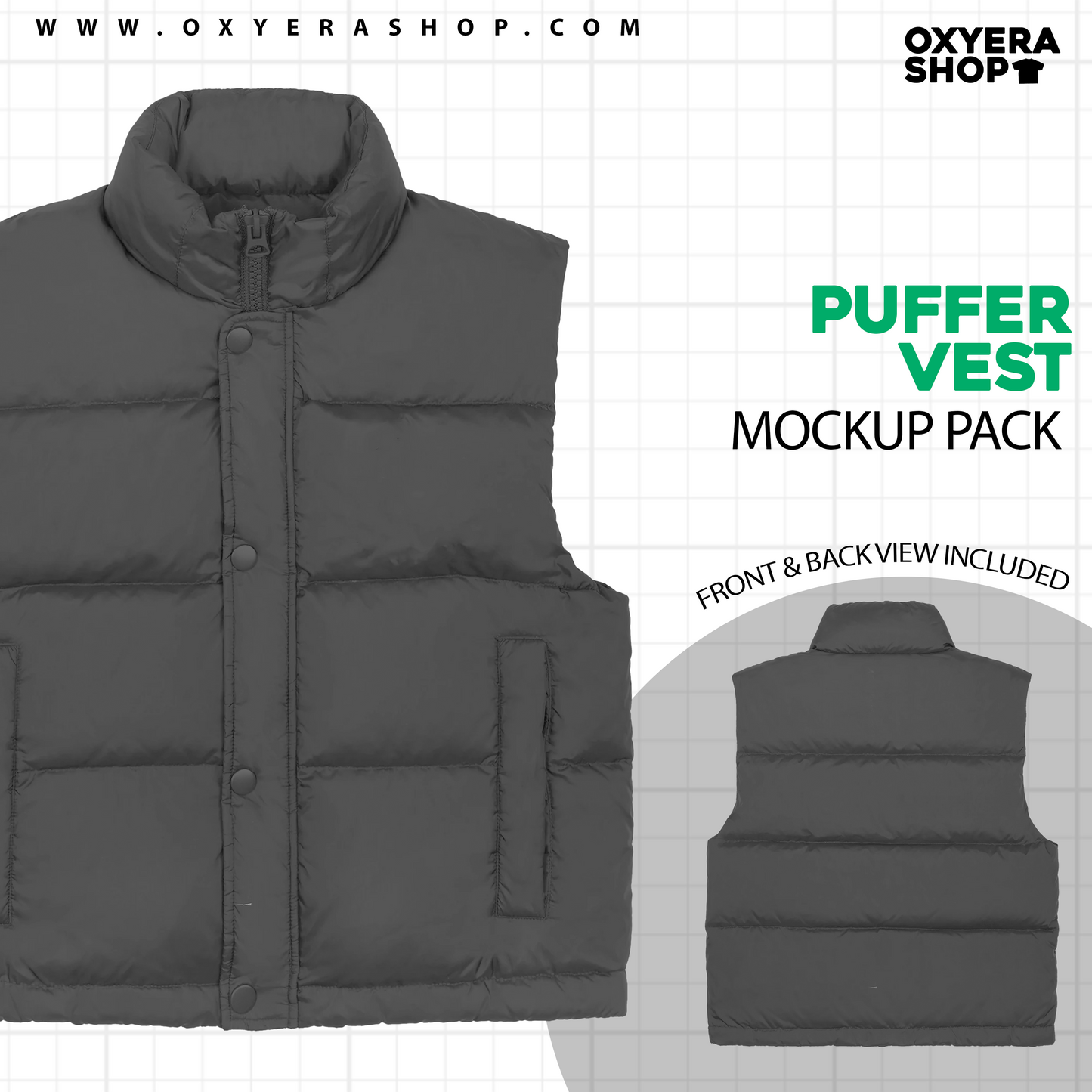 PUFFER VEST MOCKUP PACK