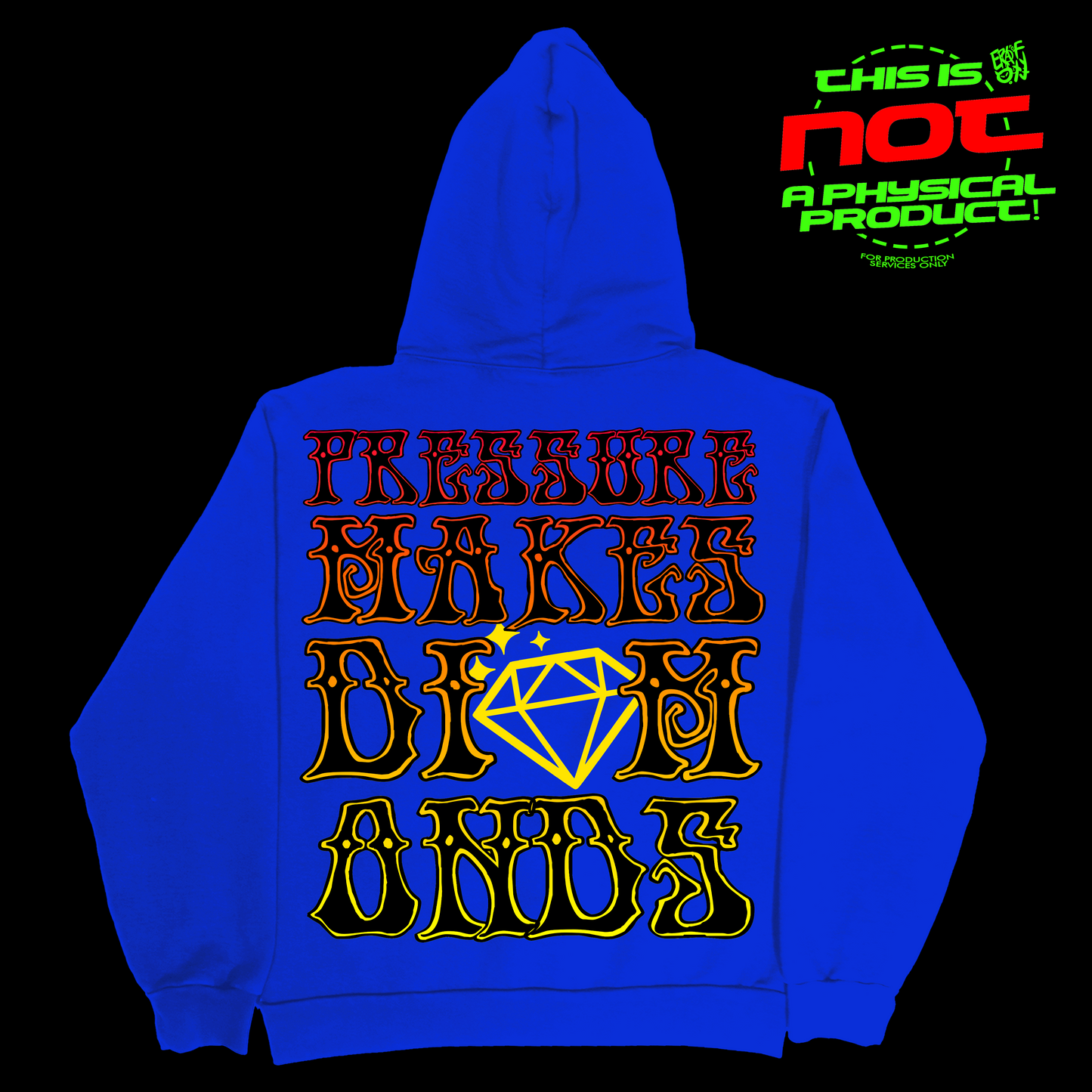 PRESSURE MAKES DIAMONDS HOODIE CONCEPT